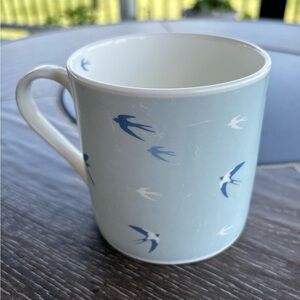 Sophie Allport Fine Bone China Blue & White Swallow Pattern Mug